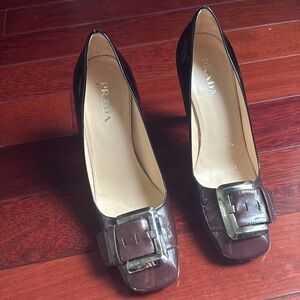 Prada shoes size 39. 4 inch heel